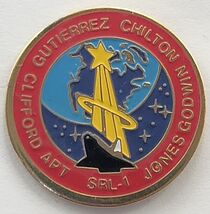 NASA Space Shuttle SRL-1 Spacelab Mission Astronaut Crew Enamel Pin Aero... - $12.99