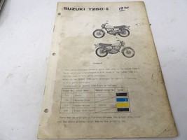 1970 Suzuki T250 Parts Catalog. - $225.18 MXN