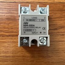 SSR-25DA Solid State Relay ANV 25A Load 24-380 VAC / Control 3-32 VDC - $8.28