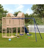  Outdoor Playset Pine Solid Pine Wood Large Durable - $1,485.99