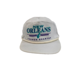 New Orleans French Quarter Snapback Hat Cobra Caps Adjustable Vtg Braid ... - £23.32 GBP