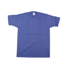 NOS Vtg 90s Jerzees Blank Short Sleeve T-Shirt 50/50 Royal Blue Adult Large USA - £23.64 GBP