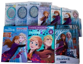 LOT Of 19 FROZEN II Coloring / Activity / Sticker BOOKS Disney Princess Kids Fun - £35.08 GBP