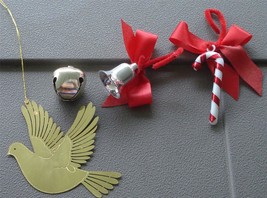 Lot of 4 Little Christmas Ornaments, VG COND - $2.76 CAD