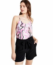 MSRP $49 Bar Womens Printed Spaghetti-Strap Camisole Top Purple Size XXS - $18.52
