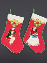 House of Hatten Christmas Stocking Victorian Gentleman &amp; Lady Father Mother - £64.90 GBP