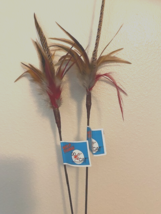 2 COUNT CAT TEASER WILD THING FEATHER WAND GO CAT TOYS 18&quot; - $252.03 MXN