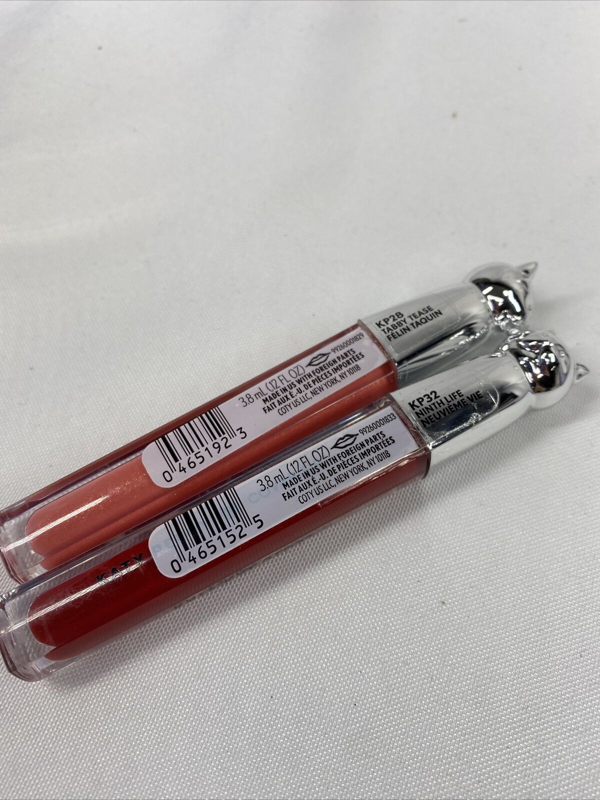 (2) COVERGIRLKP32/KP28 Tabby Tease Ninth Life Kitty Katy Kat Gloss Lipst... - $4.74