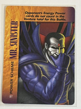 Marvel Overpower1995 Character Mr. Sinister Power Scheme #BT VR Silver V... - £6.03 GBP