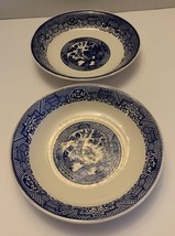 Blue Willow Ware by Royal China - 8-1/4” RIM SOUP BOWL-Set Of 2 - £15.40 GBP