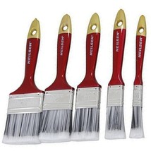 5 Piece Prestige Synthetic Bristle Paint Brush Set Emulsion Varnish P273 - $7.04