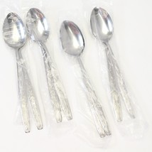 Stanley Roberts Granata Rose Crown Teaspoons 6 5/8&quot; Stainless Lot of 8 L... - £39.55 GBP