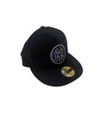 New Era 59 Fifty New York Yankees Fitted Hat Cap Size 7 1/8 Navy Blue - £17.13 GBP