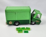 Vintage Buddy L Canada Dry Toy Delivery Truck Green Steel Missing Bumper - $29.69