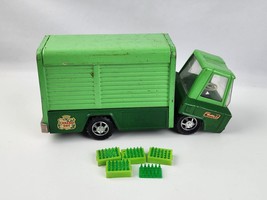 Vintage Buddy L Canada Dry Toy Delivery Truck Green Steel Missing Bumper - £23.22 GBP