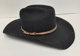 Bradford X Double X Ty Murray Collection Cowboy Hat Western Black Men&#39;s ... - £63.90 GBP