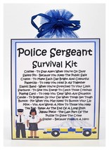 Police Sergeant Survival Kit - Fun Novelty Gift &amp; Card Alternative / Present / B - £6.48 GBP