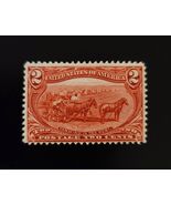 1898 2c U.S. Farming in the West, Copper Red Scott 286 Mint F/VF H - $8.79