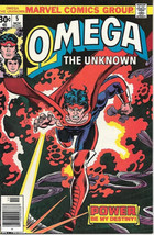 Omega The Unknown Comic Book #5 Marvel Comics 1976 FINE+/VERY FINE- - £3.62 GBP