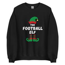 The Football Elf Funny Christmas Sweatshirt| Matching Christmas Elf Group Gift S - £23.25 GBP+