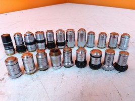 Lot of 21 Assorted 97X 100X Microscope Objectives AS-IS - £264.77 GBP