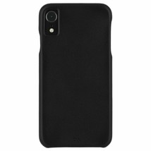 Case-Mate Barely There Genuine Black Leather Case for Apple iPhone XR NEW - $4.99