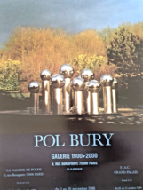 Pol Bury - Original Exhibition Poster - Galerie 1900-2000 &amp; FIAC- 1988 - £115.31 GBP