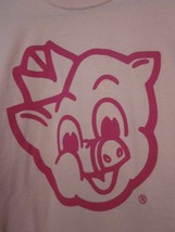 Nwt Piggly Wiggly &quot;I&#39;m Big On The Pig&quot; Pink Long Sleeve Tee Size Youth M - £9.37 GBP