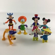 Disney Epcot Adventures McDonald&#39;s Toy Figure Lot Goofy Mickey Chip Vintage 90s - £23.67 GBP