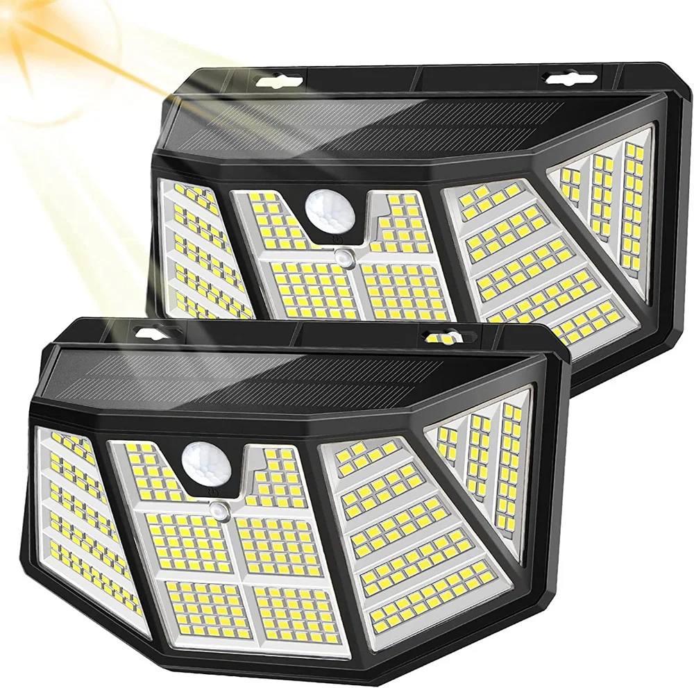 310 LED Solar Light Outdoor Waterproof Motion Sensor Lights with 3 Lighting Mode - £79.32 GBP