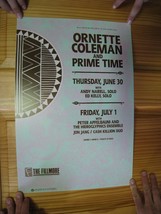 Ornette Coleman And Prime Time Poster Fillmore Sun with Designs July 1 1988 - $89.64