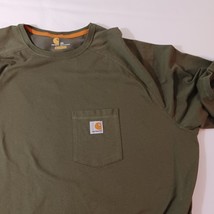 Carhartt Force Men's 4XL T-Shirt Adult Green Pocket Tee Relaxed Fit 100410 316 image 5