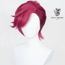 Vi Cosplay Wig, Arcane Vi Hair, Pink Wig, League of Legends Costume Wig, LOL - £35.36 GBP