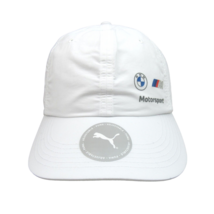 Puma BMW M Motorsport White Baseball Cap Hat Adult One Size Fit NEW 0244... - $36.99