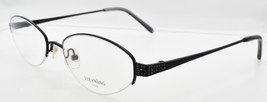 Vera Wang Astrea BK Women&#39;s Eyeglasses Half-rim 51-17-133 Titanium Black... - £33.40 GBP