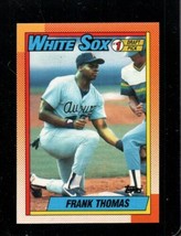 1990 Topps #414B Frank Thomas Nmmt (Rc) White Sox Cor Fdp Hof - £8.50 GBP