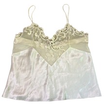 Victoria&#39;s Secret Vintage Gold Label Ivory Camisole Lace Top Medium - $456.94 MXN