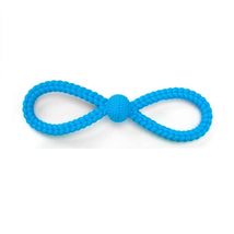 MPP Figure 8 Rubber Durable Aggresive Chew Toss Dog Toy Massaging and Gum Cleani - £7.37 GBP+