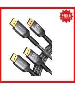10ft 4K DisplayPort Cable Duo - Ultimate Gaming &amp; Streaming Experience -... - €23,46 EUR
