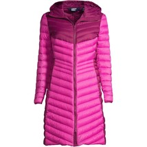 LANDS&#39; END Long Down COAT Size: XL PETITE New SHIP FREE Barbie Pink - £180.13 GBP