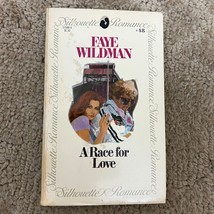 A Race for Love Romance Paperback Book by Faye Wildman from Silhouette 1980 - £9.64 GBP
