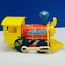 Vintage Fisher Price Toot-Toot Train Engine Pull Toy #643 with Pull Cord  - $9.00