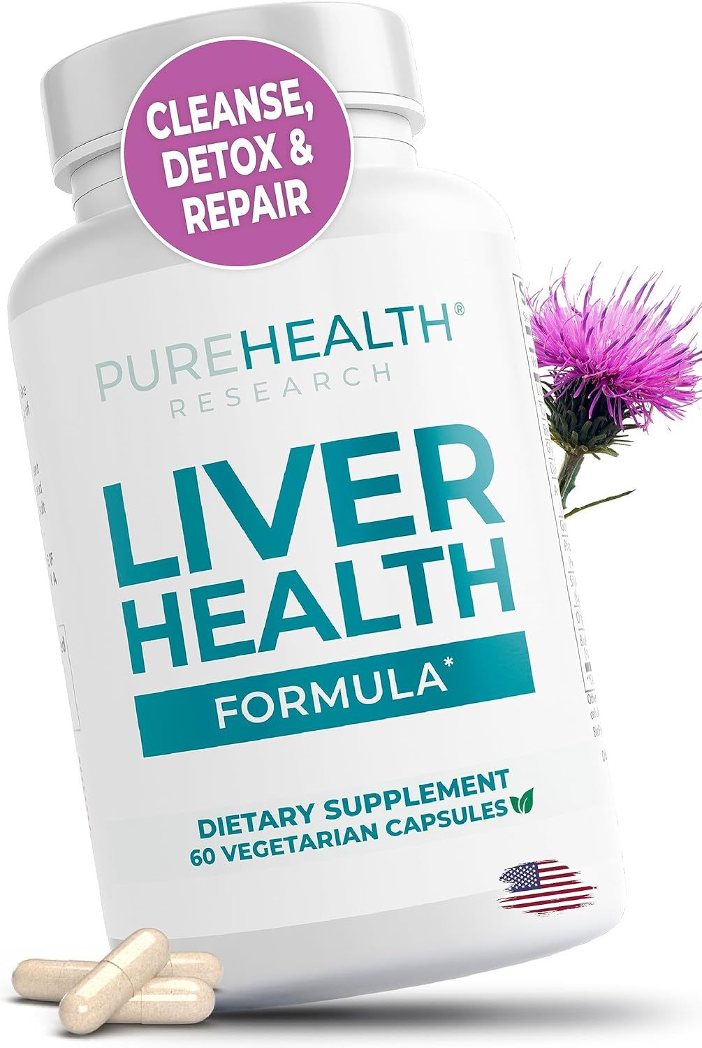 PUREHEALTH Research LIVER HEALTH Formula - (60) caps. - $23.00