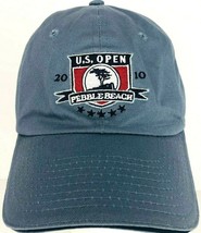 US Open Gold Pebble Beach 2010 Gray Cap Baseball Hat USGA Member Embroid... - £18.32 GBP