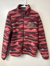 Womens Large Columbia Mountainside Sherpa Full Zip Southwest Jacket Red ... - $54.37 CAD