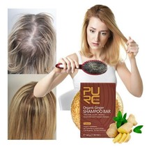 Ginger Shampoo Bar Hair Loss Shampoo Dandruff Soap Organic Natural Ingredients - £12.86 GBP