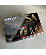 TDK BLANK CASSETTE TAPE 2 PACK - #SA-100 - SEALED - HIGH BIAS - $482.06 MXN