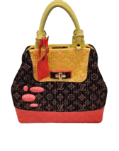 LOUIS VUITTON Limited Edition Neon Noir Monogram Firebird Satchel - $2,499.99