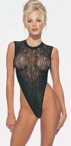 Sheer Swirl Lace Bodysuit Teddy - £12.01 GBP