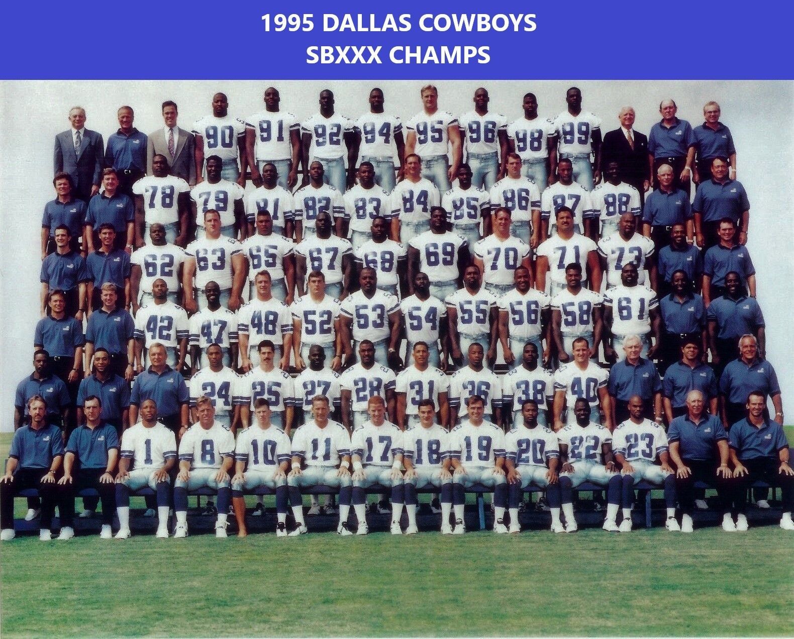Primary image for 1995 DALLAS COWBOYS 8X10 TEAM PHOTO FOOTBALL PICTURE NFL